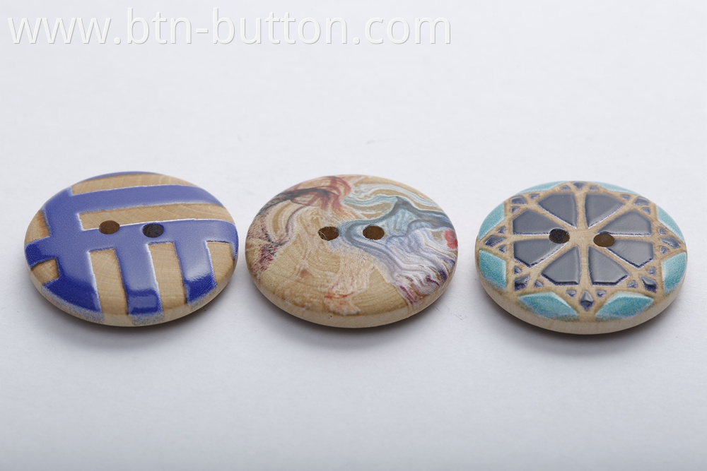 Rustic and Natural Wooden Buttons